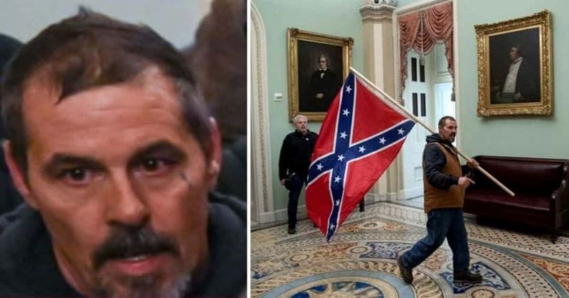 ‘Freedom of Speech’ Led man to Carry Confederate Flag into US Capitol