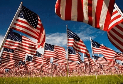 The Red, White and Blue